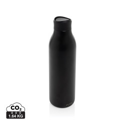 Bouteille publicitaire d'eau 600ml en acier recyclé RCS Avira Alok Bouteille publicitaire d'eau 600ml en acier recyclé RCS Avira Alok