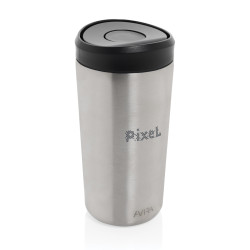 Mug publicitaire 400ml en acier recyclé RCS Avira Alix Mug publicitaire 400ml en acier recyclé RCS Avira Alix
