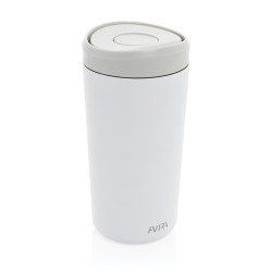 Mug publicitaire 400ml en acier recyclé RCS Avira Alix Mug publicitaire 400ml en acier recyclé RCS Avira Alix