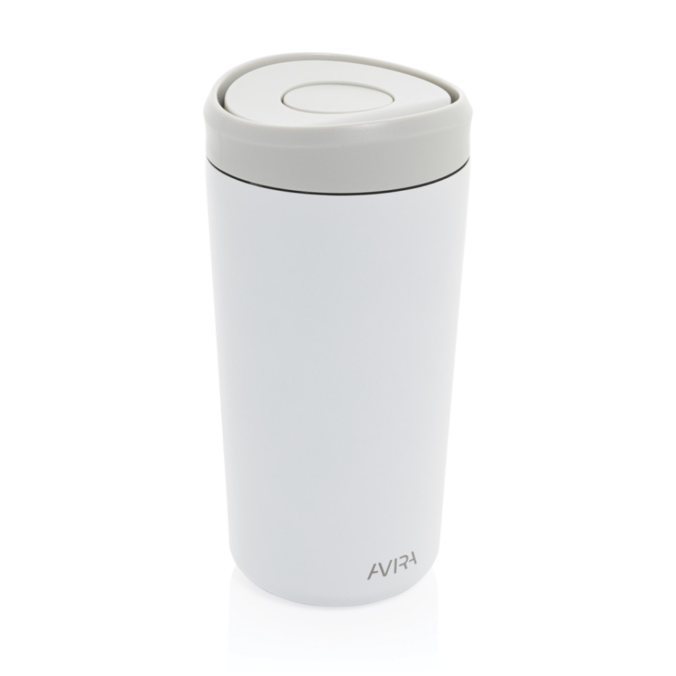 Mug publicitaire 400ml en acier recyclé RCS Avira Alix