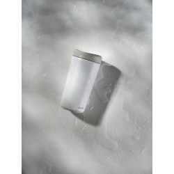 Mug publicitaire 400ml en acier recyclé RCS Avira Alix Mug publicitaire 400ml en acier recyclé RCS Avira Alix