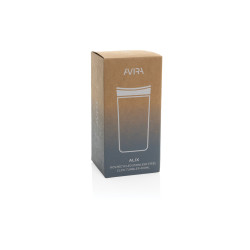 Mug publicitaire 400ml en acier recyclé RCS Avira Alix Mug publicitaire 400ml en acier recyclé RCS Avira Alix