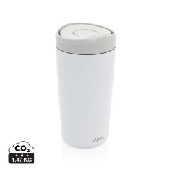Mug publicitaire 400ml en acier recyclé RCS Avira Alix Mug publicitaire 400ml en acier recyclé RCS Avira Alix