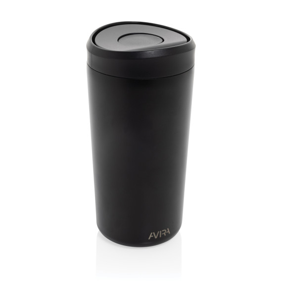 Mug publicitaire 400ml en acier recyclé RCS Avira Alix Mug publicitaire 400ml en acier recyclé RCS Avira Alix