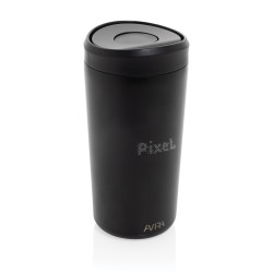 Mug publicitaire 400ml en acier recyclé RCS Avira Alix Mug publicitaire 400ml en acier recyclé RCS Avira Alix