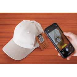 Casquette publicitaire 6 panneaux 200gr chiné et recyclé AWARE™ Milo Casquette publicitaire 6 panneaux 200gr chiné et recyclé AWARE™ Milo