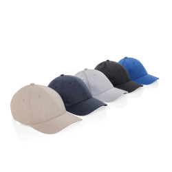 Casquette publicitaire 6 panneaux 200gr chiné et recyclé AWARE™ Milo Casquette publicitaire 6 panneaux 200gr chiné et recyclé AWARE™ Milo
