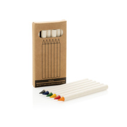 Set publicitaire de 6 crayons de couleur GRS Infinity Micki Set publicitaire de 6 crayons de couleur GRS Infinity Micki