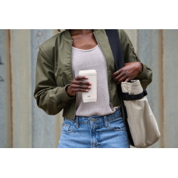 Mug publicitaire 354 ml avec couvercle 360 en acier recyclé Topl Mug publicitaire 354 ml avec couvercle 360 en acier recyclé Topl