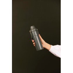 Bouteille publicitaire 600ml en acier recyclé RCS Baltimore Trek VINGA Bouteille publicitaire 600ml en acier recyclé RCS Baltimore Trek VINGA