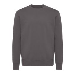 Sweater publicitaire à col rond en coton recyclé Iqoniq Kruger 340g/m²