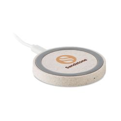 Chargeur sans fil en paille de blé et ABS personnalisable Express