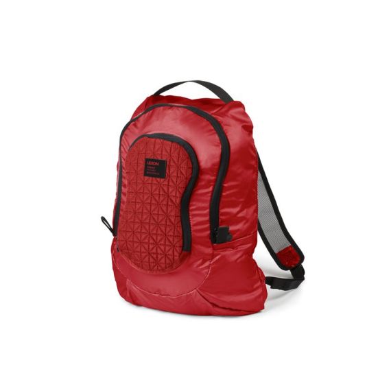 Sac publicitaire à dos repliable en pochette compacte Capacité : 18 Lexon PEANUT