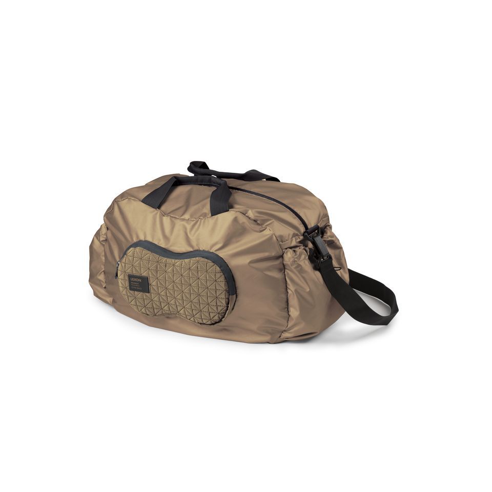 Sac publicitaire de gym repliable en pochette compacte Capacité : 25 Lexon PEANUT