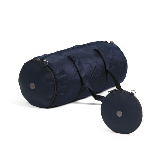 Sac publicitaire de voyage cylindrique repliable en pochette compacte Lexon PACKABLE