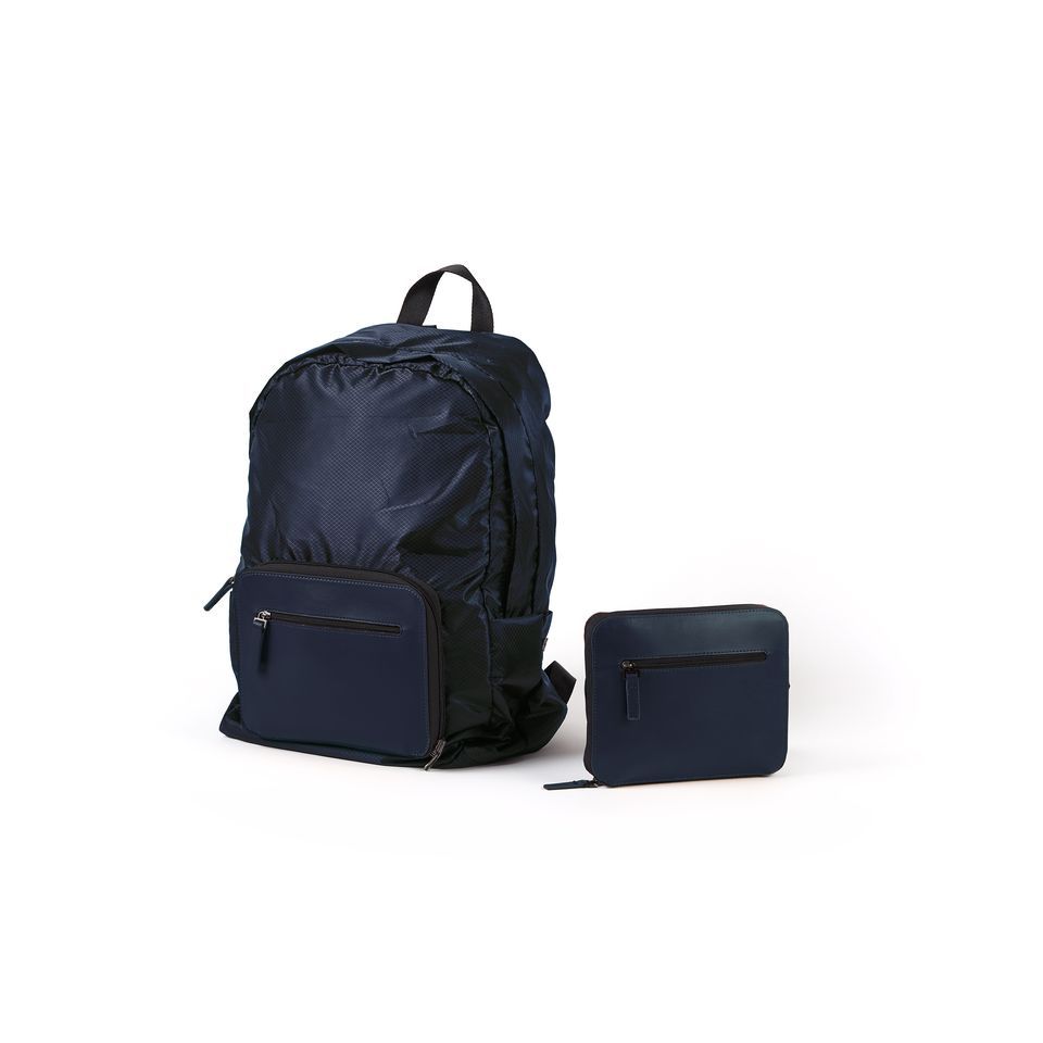 Sac publicitaire à dos repliable en pochette compacte Lexon PACKABLE