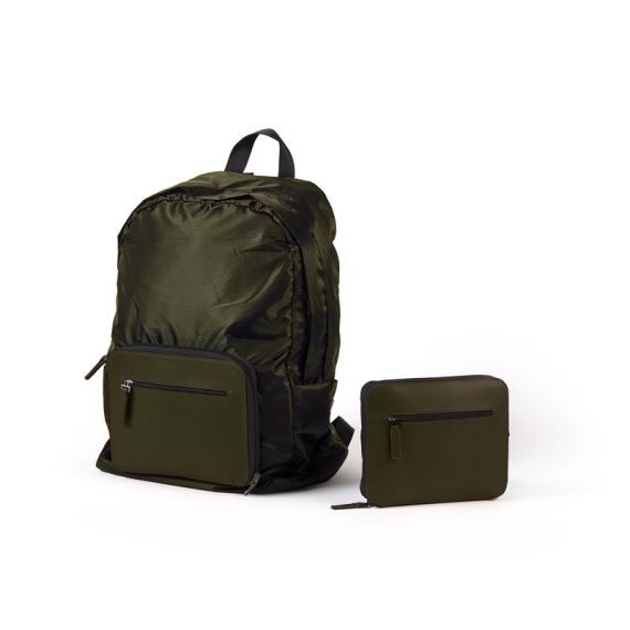 Sac publicitaire à dos repliable en pochette compacte Lexon PACKABLE