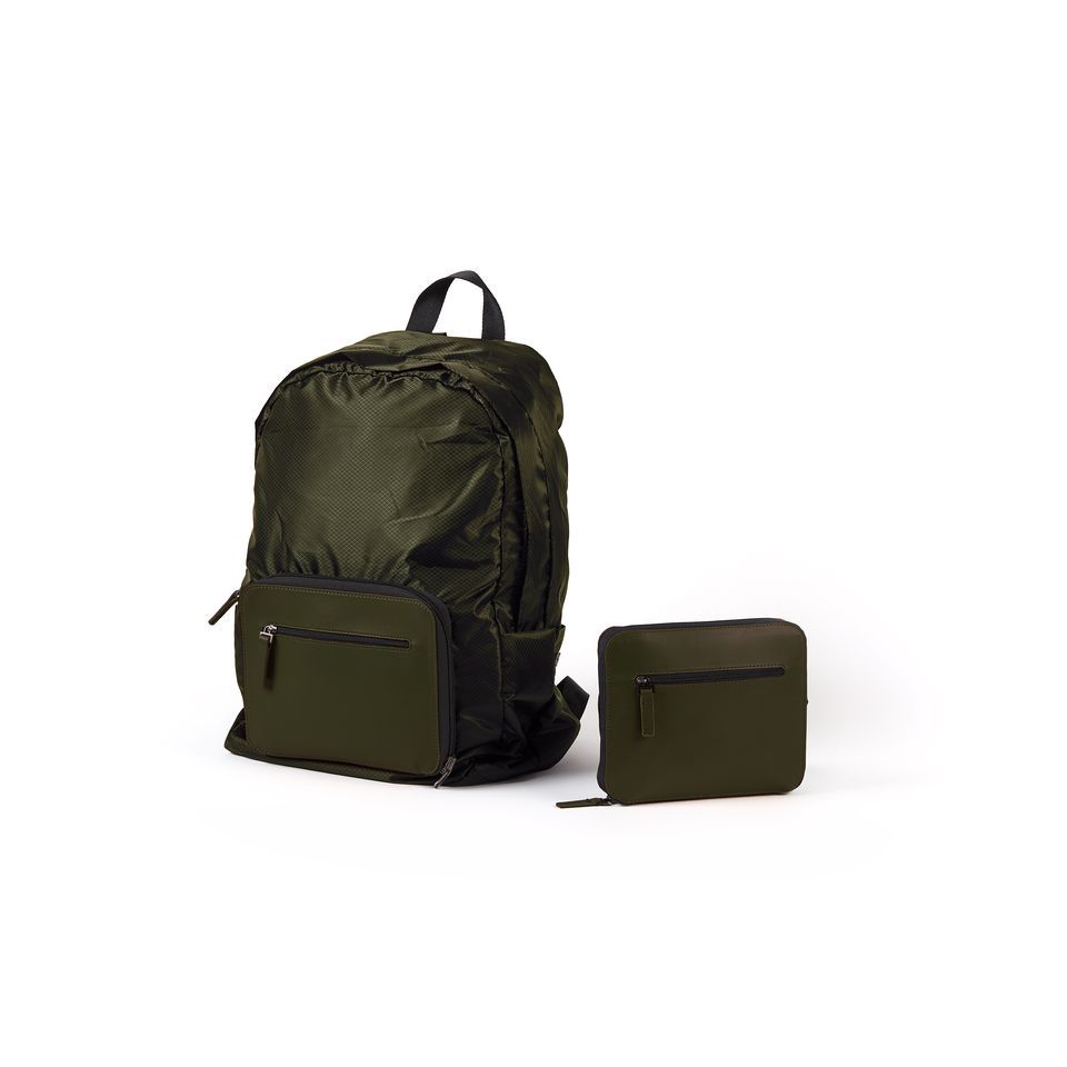 Sac publicitaire à dos repliable en pochette compacte Lexon PACKABLE