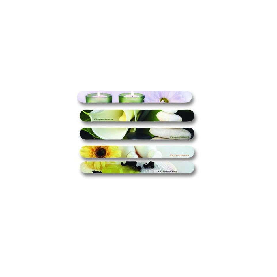 Lime à ongle personnalisée professionnelle 18x1.85 cm quadri fabriquée en Europe 