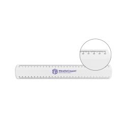 Règle personnalisable transparente 30 cm fabriquée en France Règle personnalisable transparente 30 cm fabriquée en France