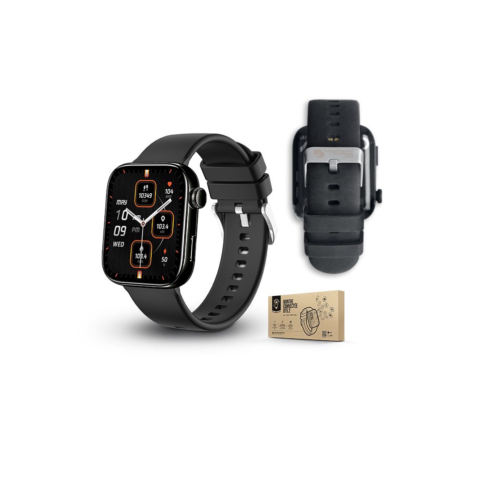 Montre téléphone connectée publicitaire écran 1.85 Amoled étanche