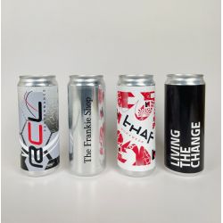 Canette d’eau personnalisable 33 cl en aluminium recyclable