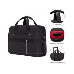 Serviette porte ordinateur publicitaire avec poche pour tablette Meteor Brief 16-17 Serviette porte ordinateur publicitaire avec poche pour tablette Meteor Brief 16-17
