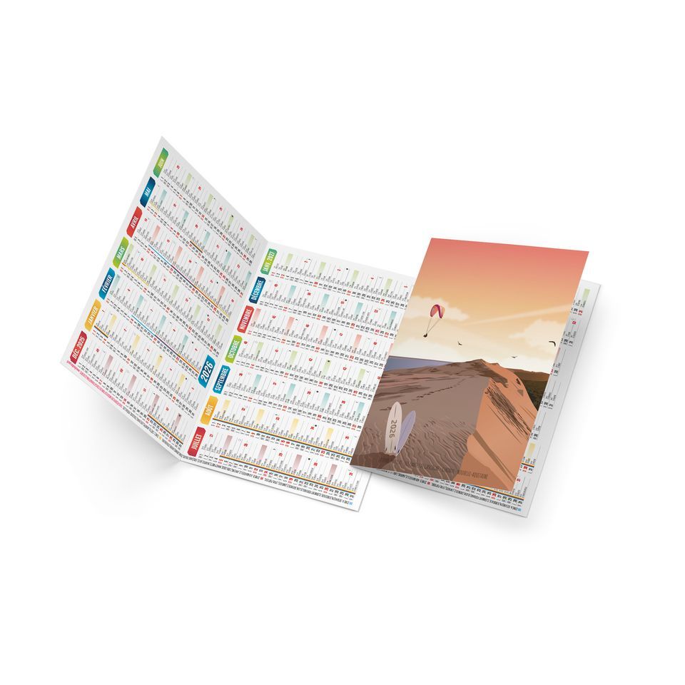 Calendriers de poche personnalisés Lila