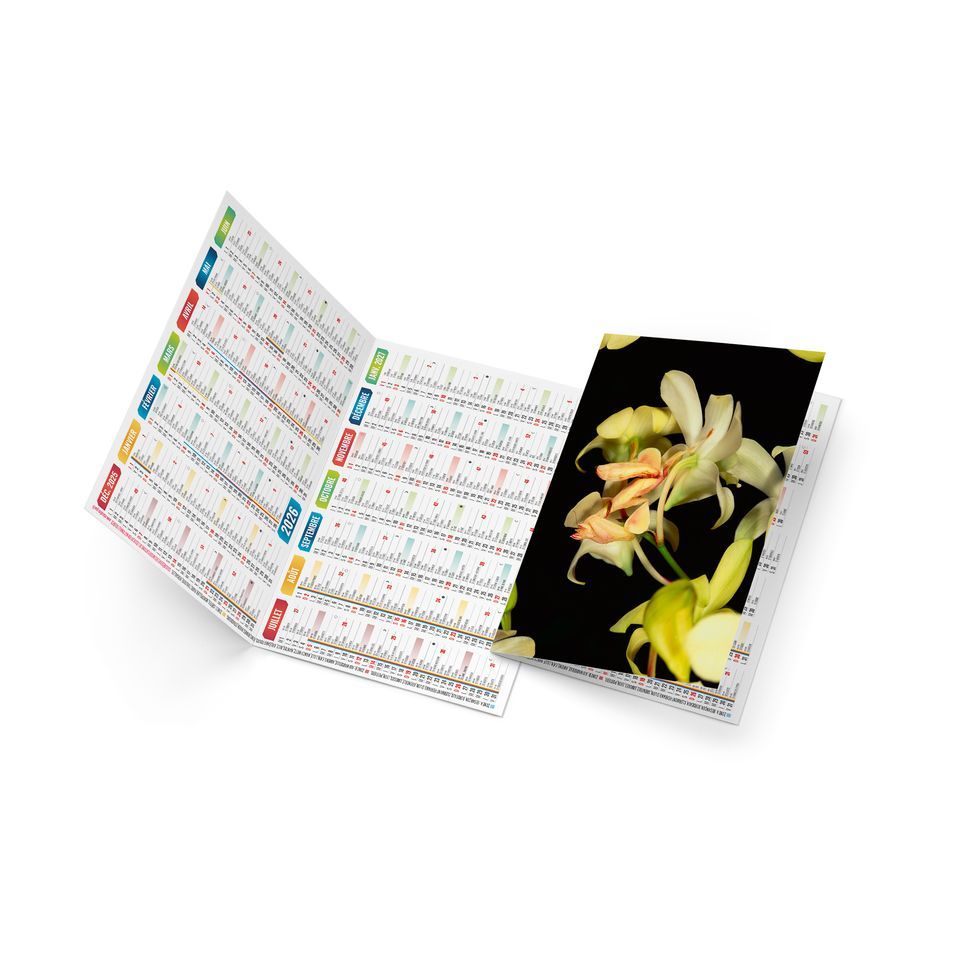 Calendrier de poche personnalisable fabriqué en France Tristan
