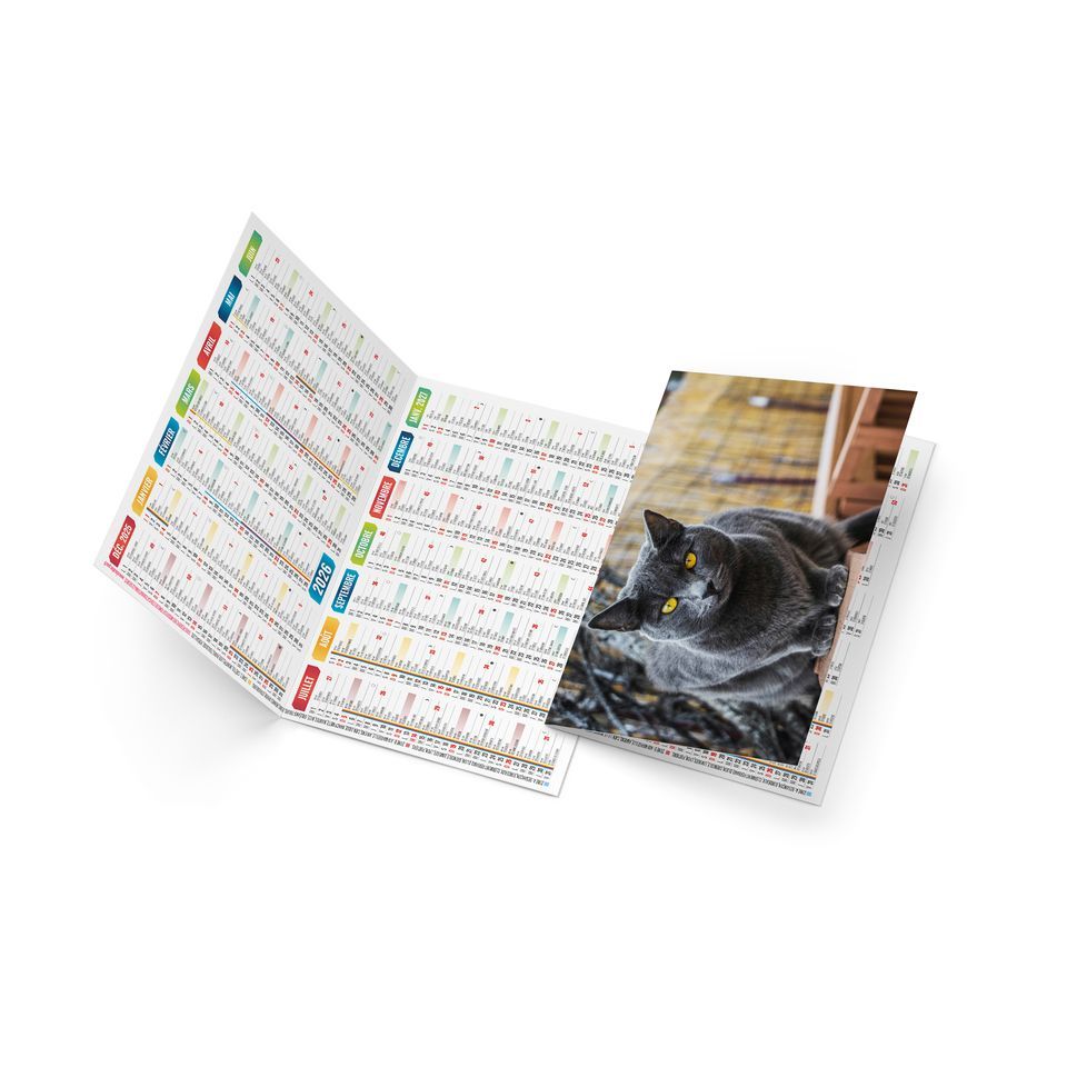 Calendriers de poche personnalisables fabriqués en France Félix