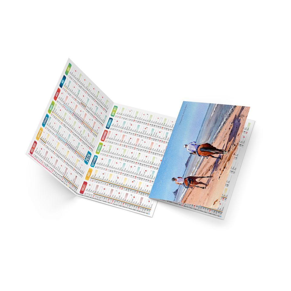Calendrier personnalisé fabriqué en France de poche Marco