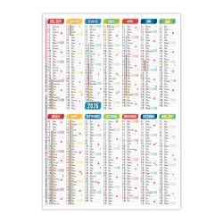 Calendrier personnalisé fabriqué en France de poche Marco Calendrier personnalisé fabriqué en France de poche Marco