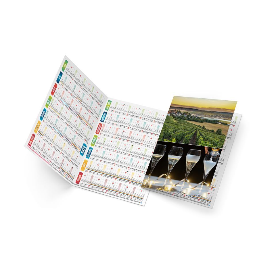 Calendriers de poche personnalisables fabriqués en France Arthur
