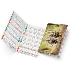Calendrier de poche personnalisé fabriqué en France Chloé
