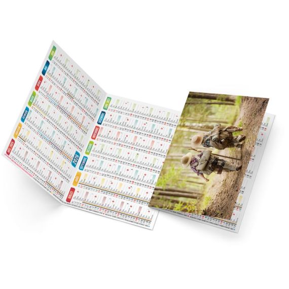 Calendrier de poche personnalisé fabriqué en France Chloé Calendrier de poche personnalisé fabriqué en France Chloé