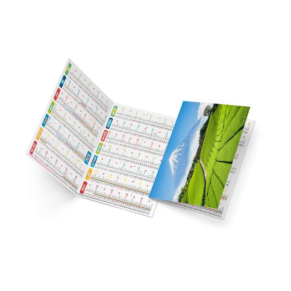 Calendriers de poche personnalisés fabriqués en France Roberto