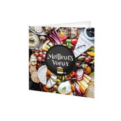 Cartes de voeux publicitaires fabriquées en France Couleurs Marché