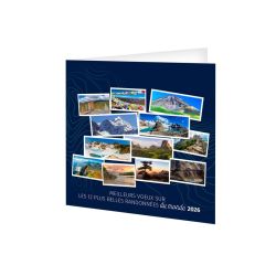 Carte de voeux publicitaire France