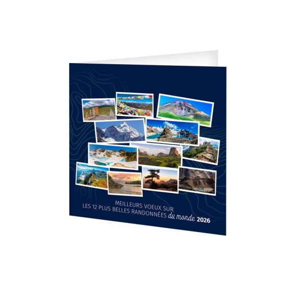 Carte de voeux publicitaire France