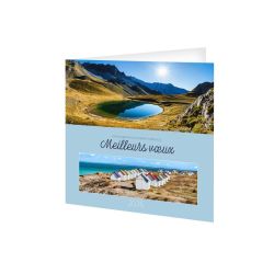 Carte de voeux personnalisée fabriquée en France Paysages