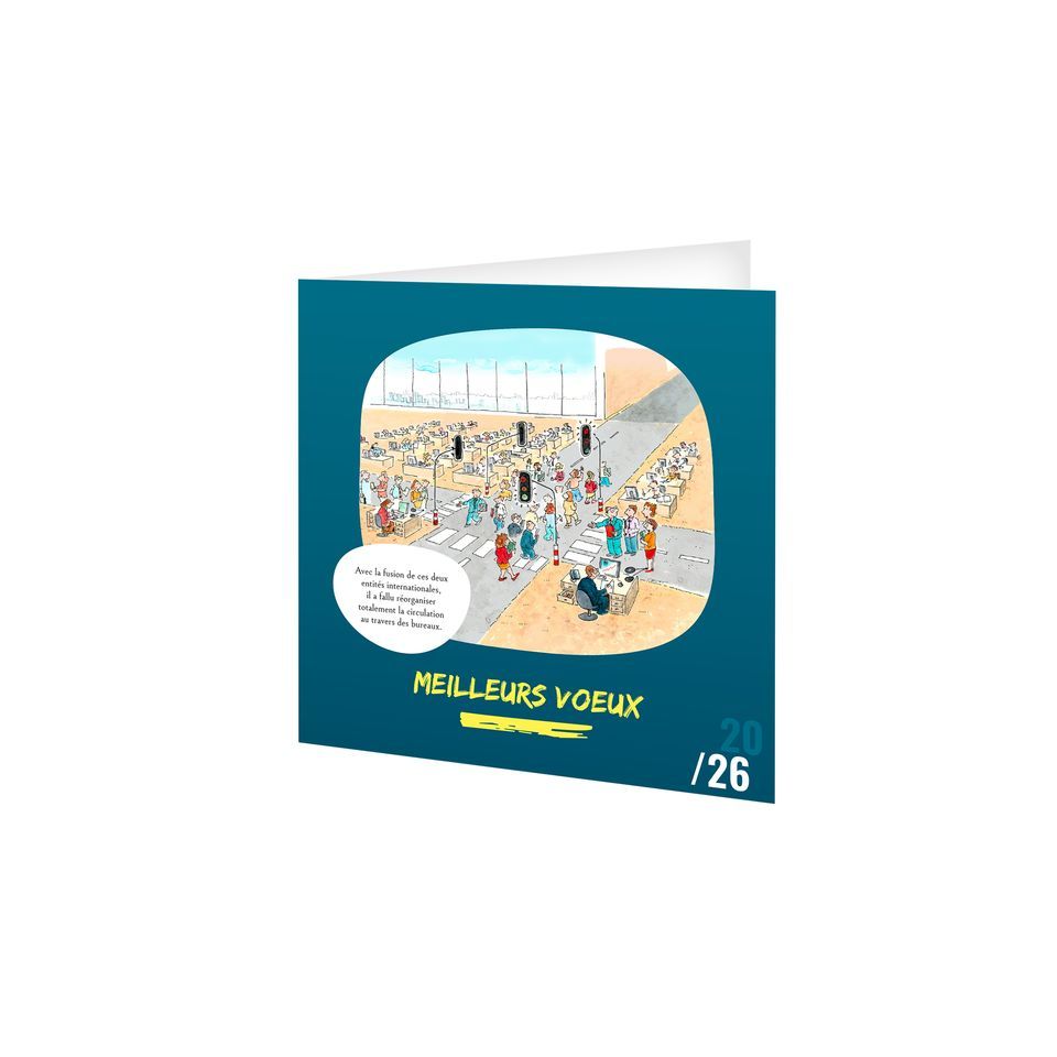 Cartes de voeux publicitaires fabriquées en France Réunion