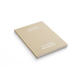 Agendas personnalisables fabriqués en France Semainier Kraft papier recyclé 210x270 mm Agendas personnalisables fabriqués en France Semainier Kraft papier recyclé 210x270 mm