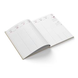Agendas personnalisables fabriqués en France Semainier Kraft papier recyclé 210x270 mm Agendas personnalisables fabriqués en France Semainier Kraft papier recyclé 210x270 mm
