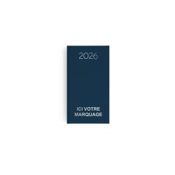 Agenda publicitaire fabriqué en France Naturel 90x165 mm