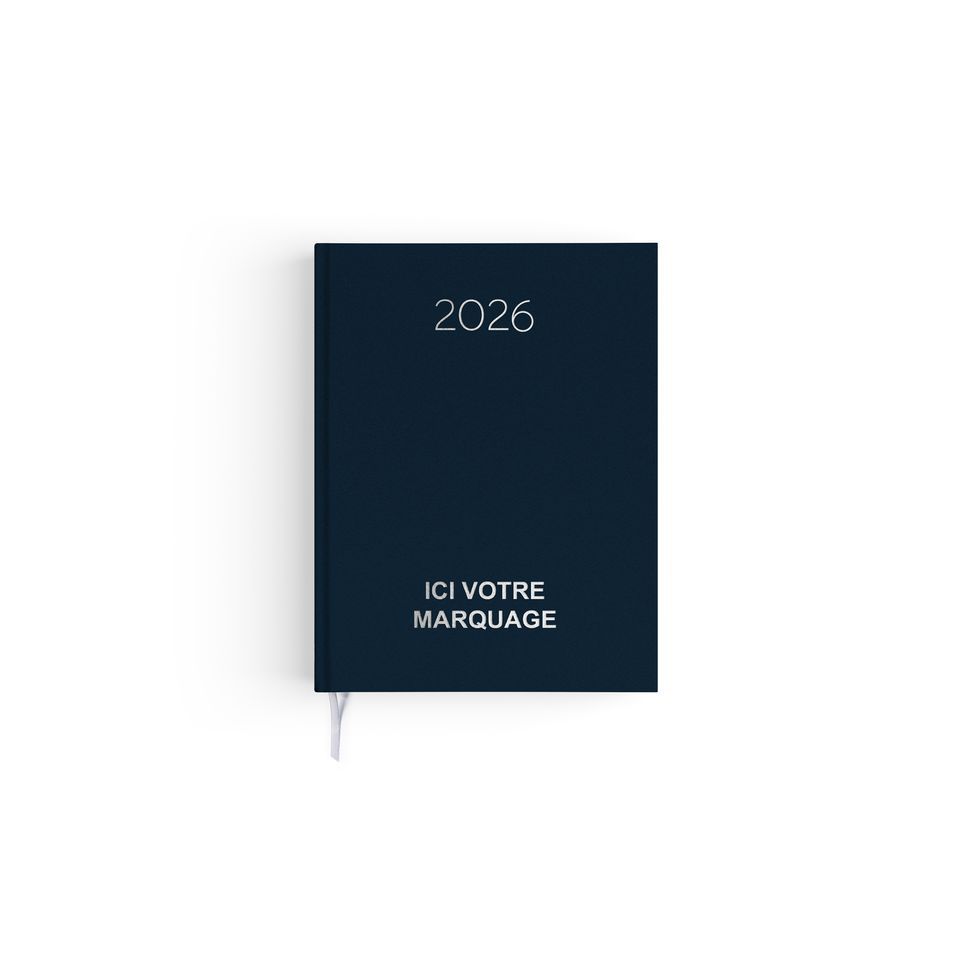Agenda publicitaire fabriqué en France Naturel 165x240 mm