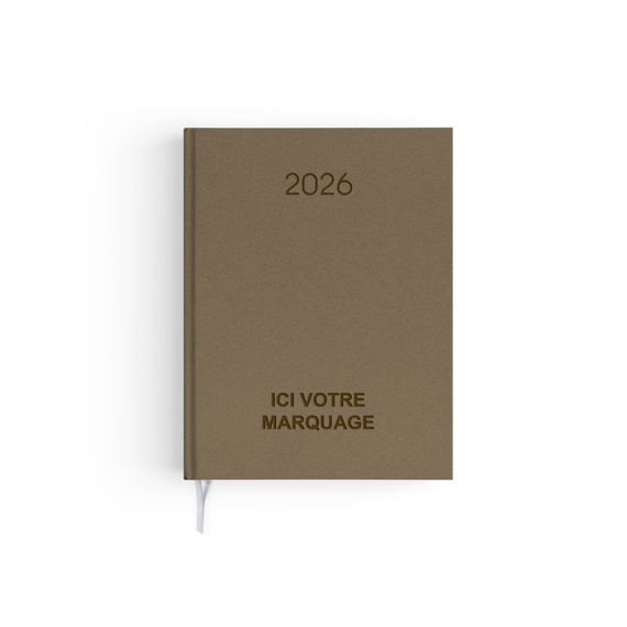 Agenda publicitaire fabriqué en France Naturel 165x240 mm Agenda publicitaire fabriqué en France Naturel 165x240 mm