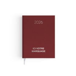 Agenda publicitaire fabriqué en France Naturel 165x240 mm