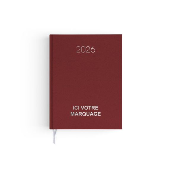 Agenda publicitaire fabriqué en France Naturel 165x240 mm