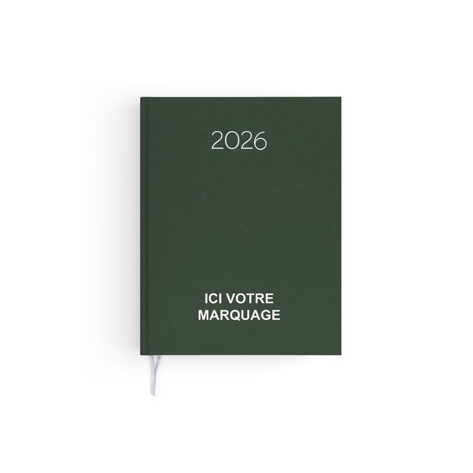Agenda publicitaire fabriqué en France Naturel 210x270 mm