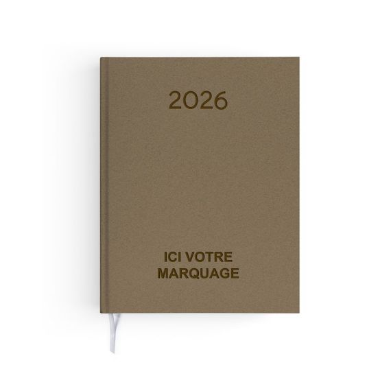 Agenda publicitaire fabriqué en France Naturel 210x270 mm Agenda publicitaire fabriqué en France Naturel 210x270 mm